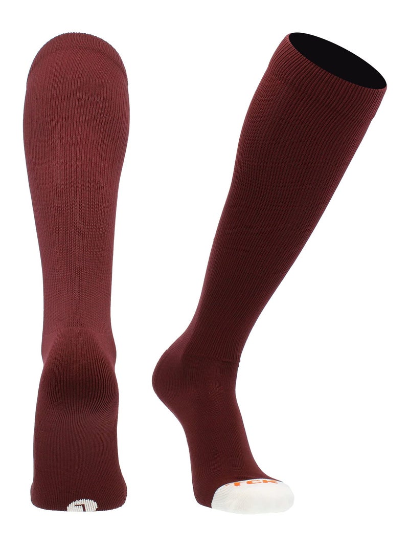 MadSportsStuff Pro Line Over the Calf Baseball Socks (Maroon, Small) - Image 1